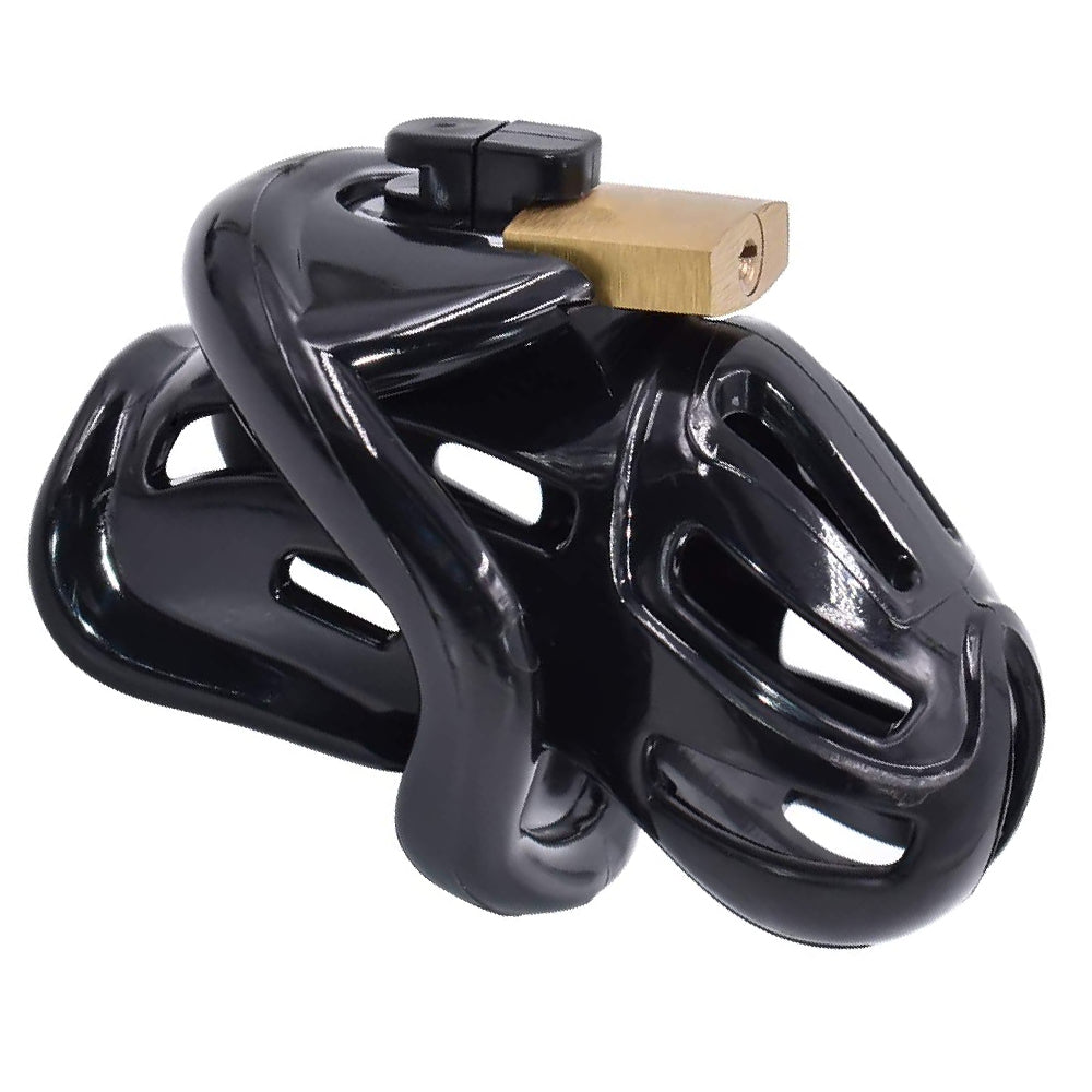 Embrace strict keyholding like never before with our Shock cage. Featuring a penis plug dick insert and electrifying shock function, it's perfect for making your chastity contract thrilling. Deepen your connection with your keyholder today!