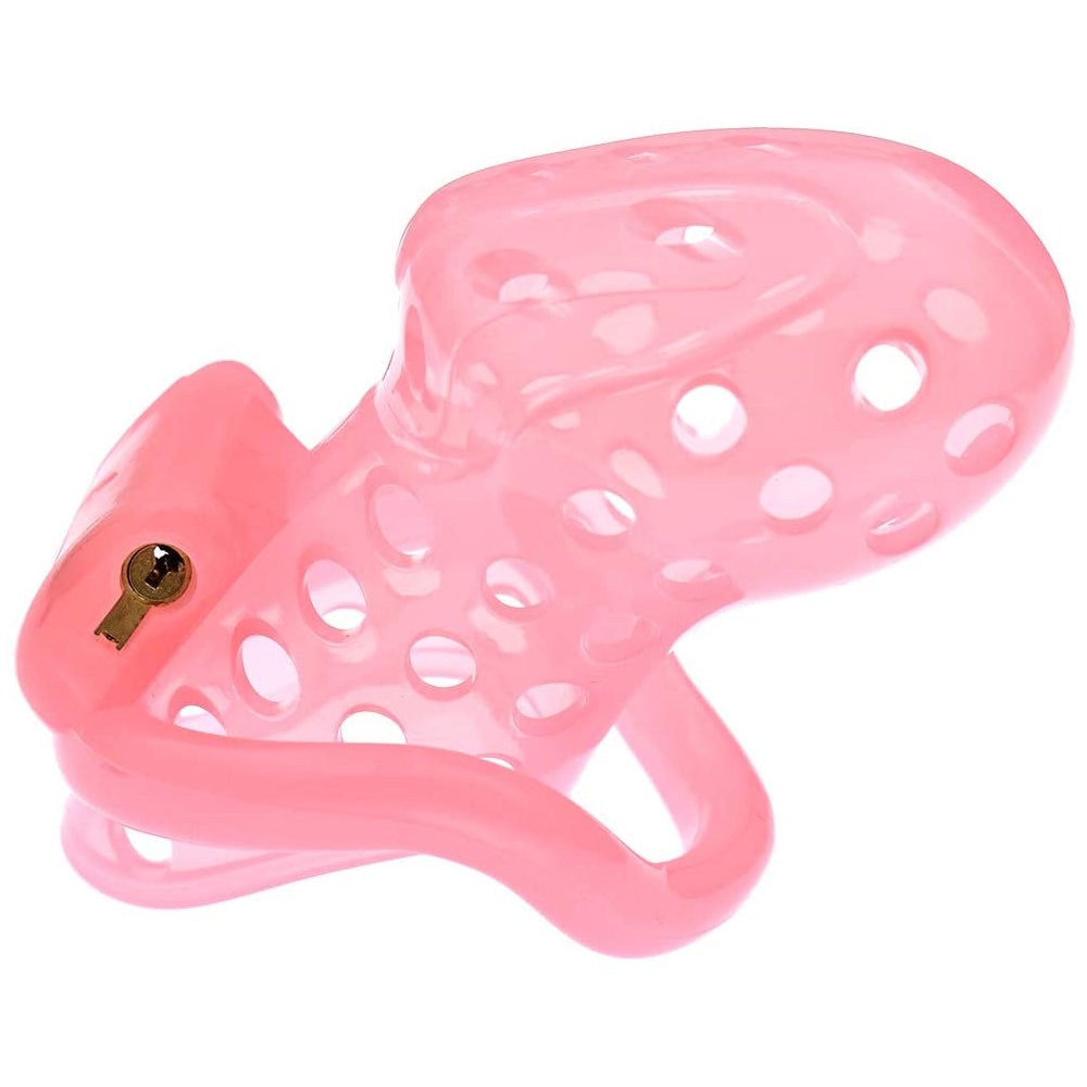 Unlock new dimensions of pleasure and control with our breathable plastic, inspired by the secure confines of Alcatraz prison. Featuring riveted attachments and electro shock capabilities perfect for CBT enthusiasts, it offers unmatched security and excitement for adventurous couples.