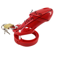 Little Red Plastic Chastity Cage Restraint
