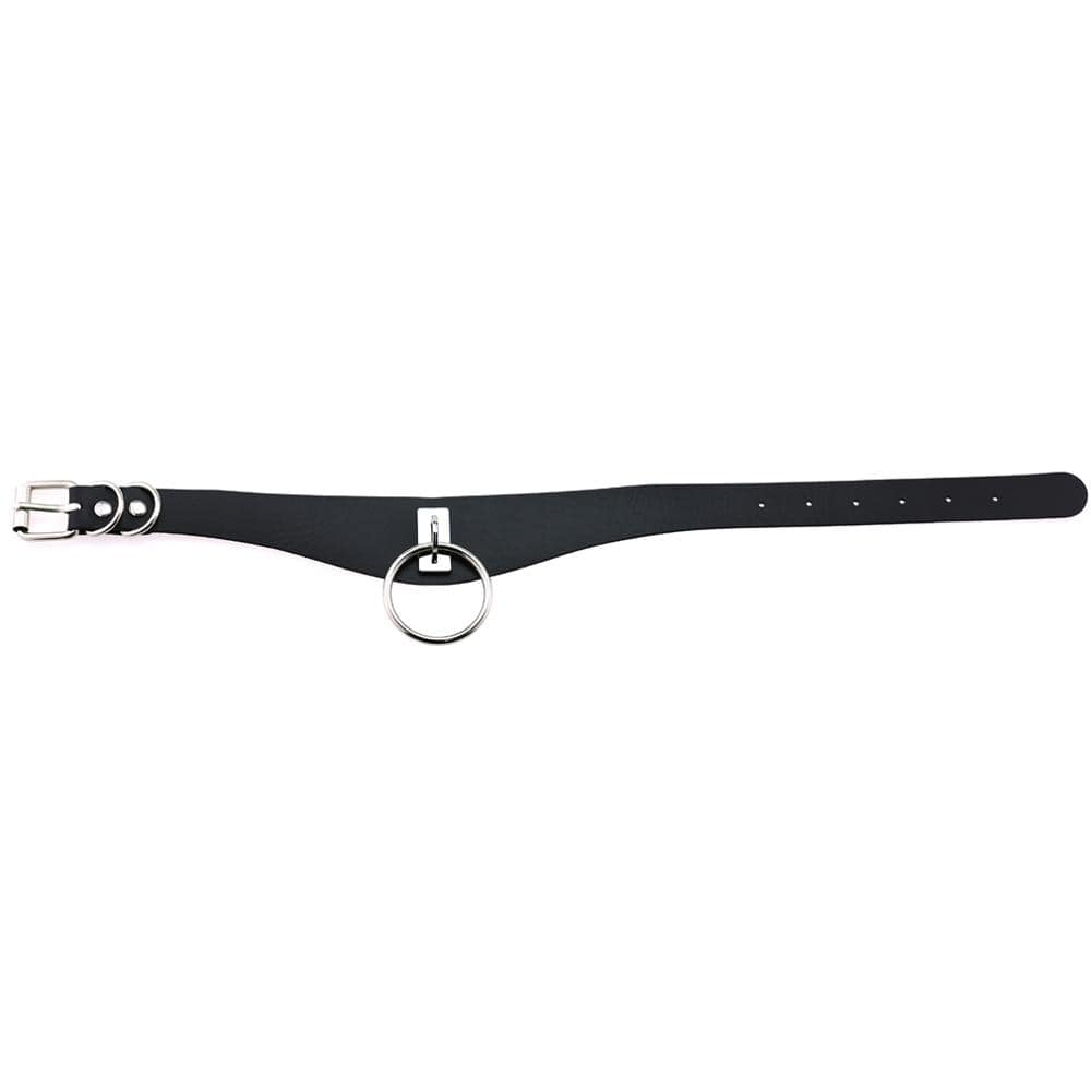 Secure your place in submission with this stylish chastity kit sissies adore. Held in high-quality synthetic leather, this adjustable collar slides effortlessly, holding attachments steady for any BDSM scenario.