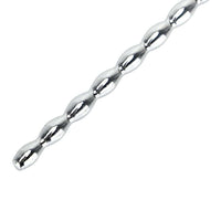 Dive into thrilling fantasies with this stainless steel beaded plug. Perfect for lockup enthusiasts, its temperature sensitivity and unique design transform horniness into endless pleasure, controlling when you cum.