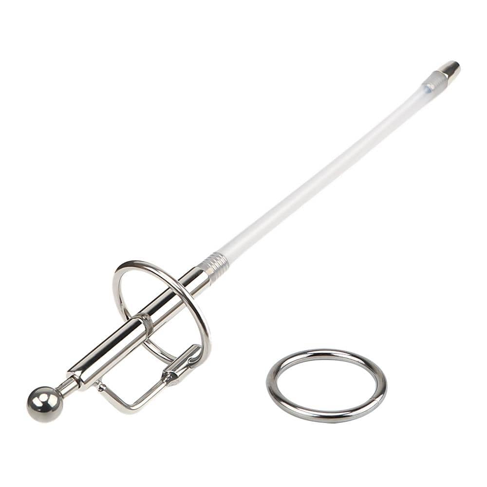Unleash new sensations with this sound cock device featuring an inverted flexible steel and rubber catheter. Perfect for micro sizes and foreskin-friendly comfort. Ideal for diverse sexual dynamics!