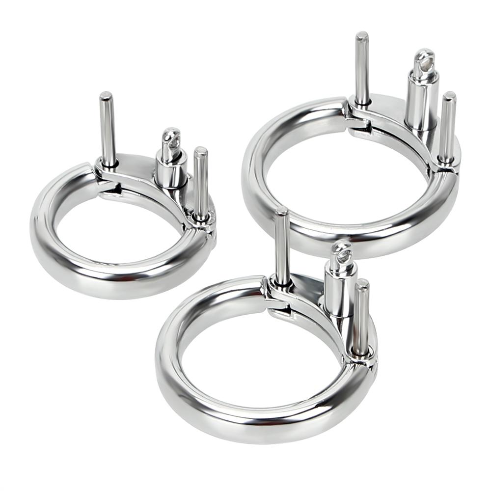 Discover the ultimate solution for comfort and security with our ergonomic accessory rings. Compatible with Jailhouse Cock Metal Cage, they offer a snug fit in sizes from 1.58" to 1.97", ideal for any flat chastity cage or belt. Perfect for long-term wear, their durable metal construction rivals the Cobra, ensuring no slipping or discomfort. Embrace your role with confidence in public or private secure yet stylish under any setting.