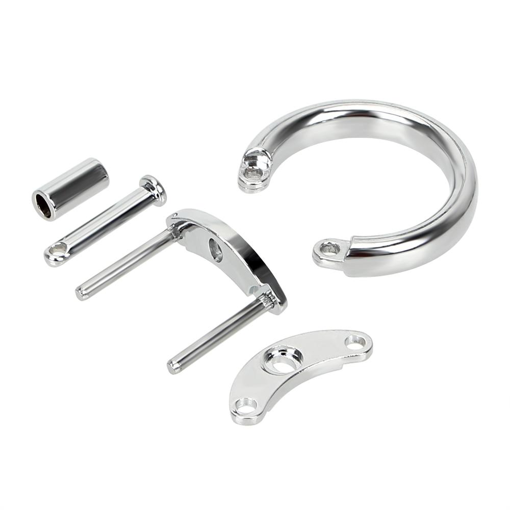 Achieve permanent control with the Jailhouse accessory cock ring, offering easy installation and security for your reverse chastity device. Enjoy a hypno chastity ordeal!