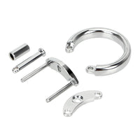 Experience security and elegance with our flat chastity cage. Perfect for princes, this jewelry fits growers and uncircumcised users, ensuring the safest reverse dick experience.