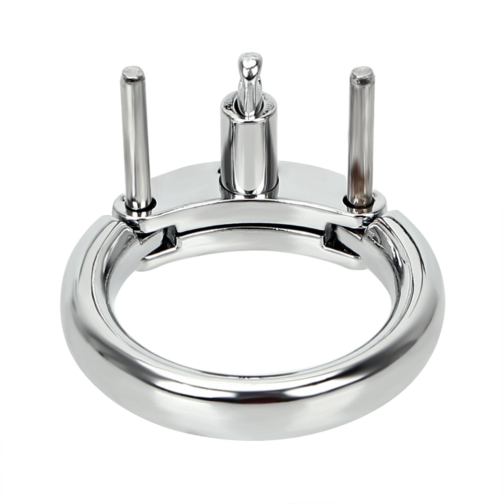 Discover ultimate comfort and security with our metal accessory base rings. Available in three sizes, they fit any anatomy perfectly, eliminating chastity device negative. Largest sizing: 2 /50mm.