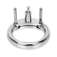 Discover ultimate comfort and security with our metal accessory rings. Available in three sizes, they fit any anatomy perfectly, eliminating chastity device negative. Largest sizing: 2 /50mm.