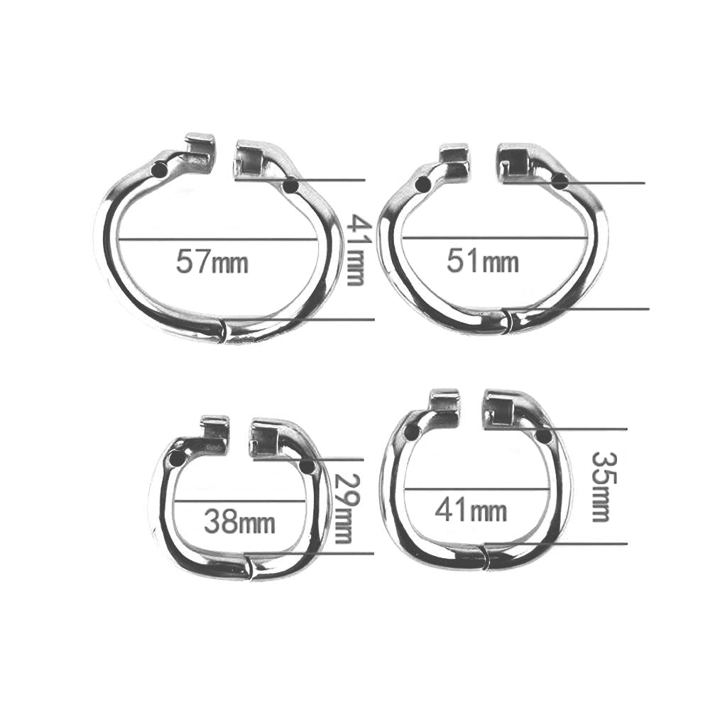 Elevate your BDSM experiences and increase the intensity with the Double Locked Cock Restraint. Designed for extreme chastity play, this device is the ultimate challenge to delay pleasure and drive you mad with desire.