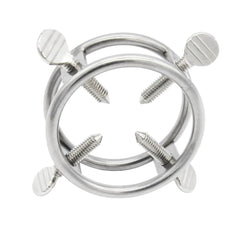 Revitalize your intimacy with this unbreakable stainless steel device. Securely fastened with rivets and padlocks that won't pop or come loose, it ensures ultimate control and rekindles passion in your relationship.