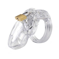 Experience the ultimate in control and comfort with our large, locking chastity device. This easy-to-use cage not only looks sleek but also keeps dicks securely locked, preventing wandering thoughts. Perfect for those seeking peace of mind and a stylish solution.