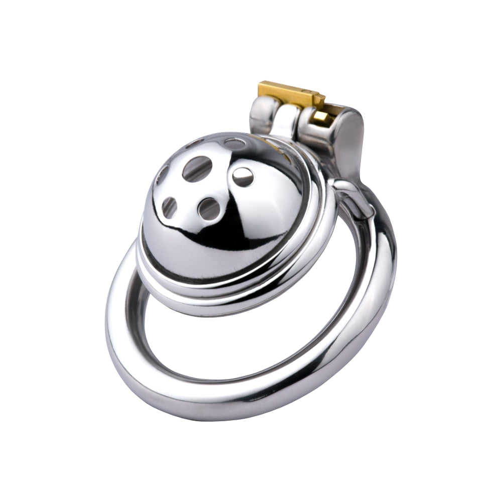 Dick Helmet Nub Metal Chastity Device