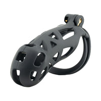 Ensure unparalleled security and hygiene with our 'Dark Cobra' cage. Inspired by jailhouse confinement, this device offers precise measurements for a perfect fit, taming desires with the stealth and strength of a cobra.