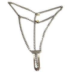Elevate your fantasy roleplay with our Low Profile Female Chastity Belt, available in vegan leather or steel chain. Perfect for public discretion, cuckold scenarios, and pairing with a stainless steel male chastity device. Explore SPH and unlock new dimensions of pleasure.