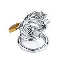 Ringed Metal Chastity Cage