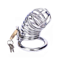 Ringed Metal Chastity Cage