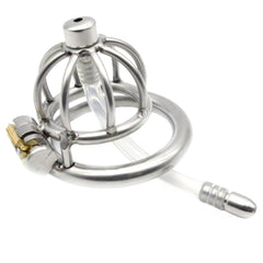 Surrender control with this chastity device stainless steel. Designed for strict discipline programs, it ensures regular wear with adjustable rings for a perfect fit. Increase the frequency of your denial while focusing on your chores. Ideal for those seeking intense and controlled experiences.