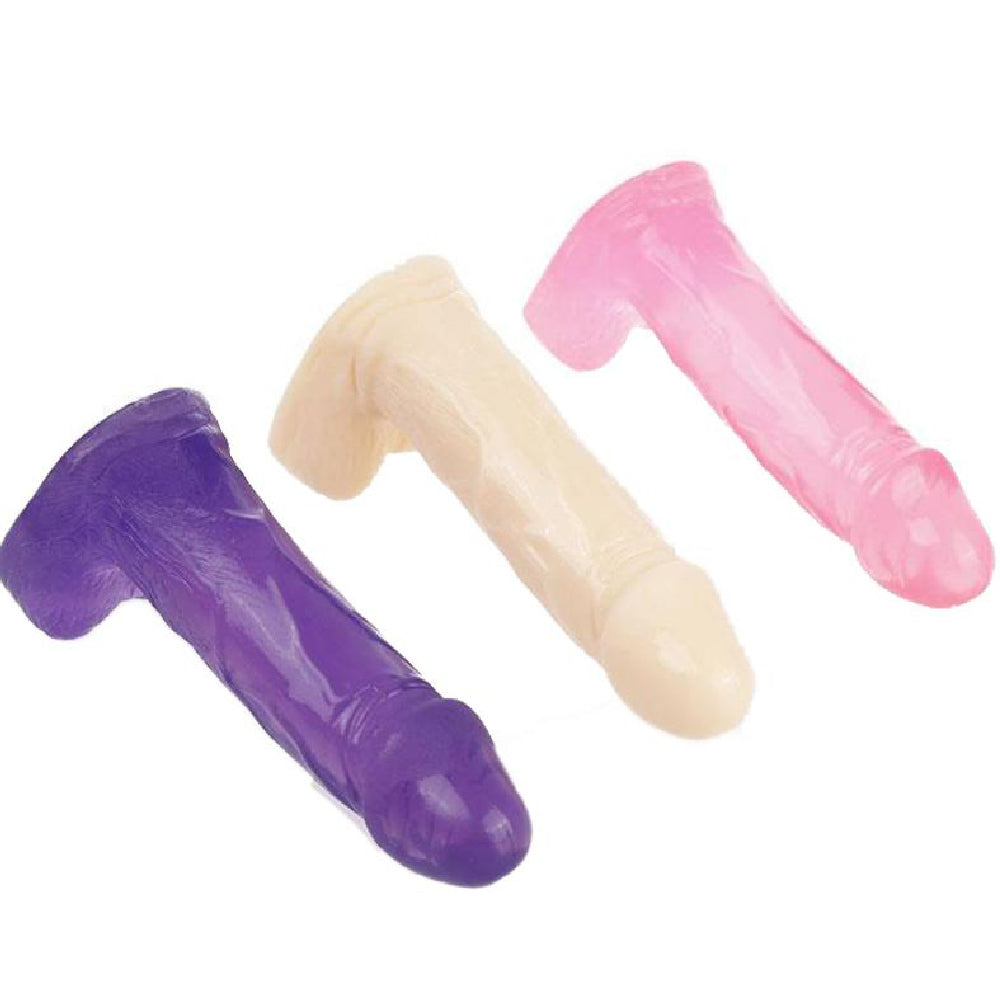 Wiggle Doodle Jelly Silicone Dildo