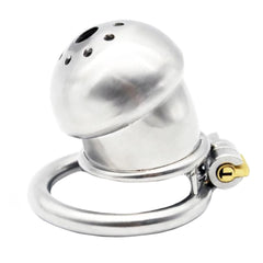 Experience ultimate control and heightened intimacy with this small cage. Its solid ring and full tube keep you securely locked, while your hand longs to tease and lick. As dripping desire builds, every denied touch intensifies your yearning, making your clit ache and leaving you dripped with anticipation. Embrace the thrilling denial and transform your experiences.