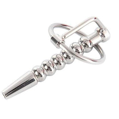 Started craving new thrills? Our stainless steel chastity kit alternative is the Beaded Steel Sounding Plug. Made of metal, it slides into your urethra, slipping and sliding to bring pleasure beyond the pussy.