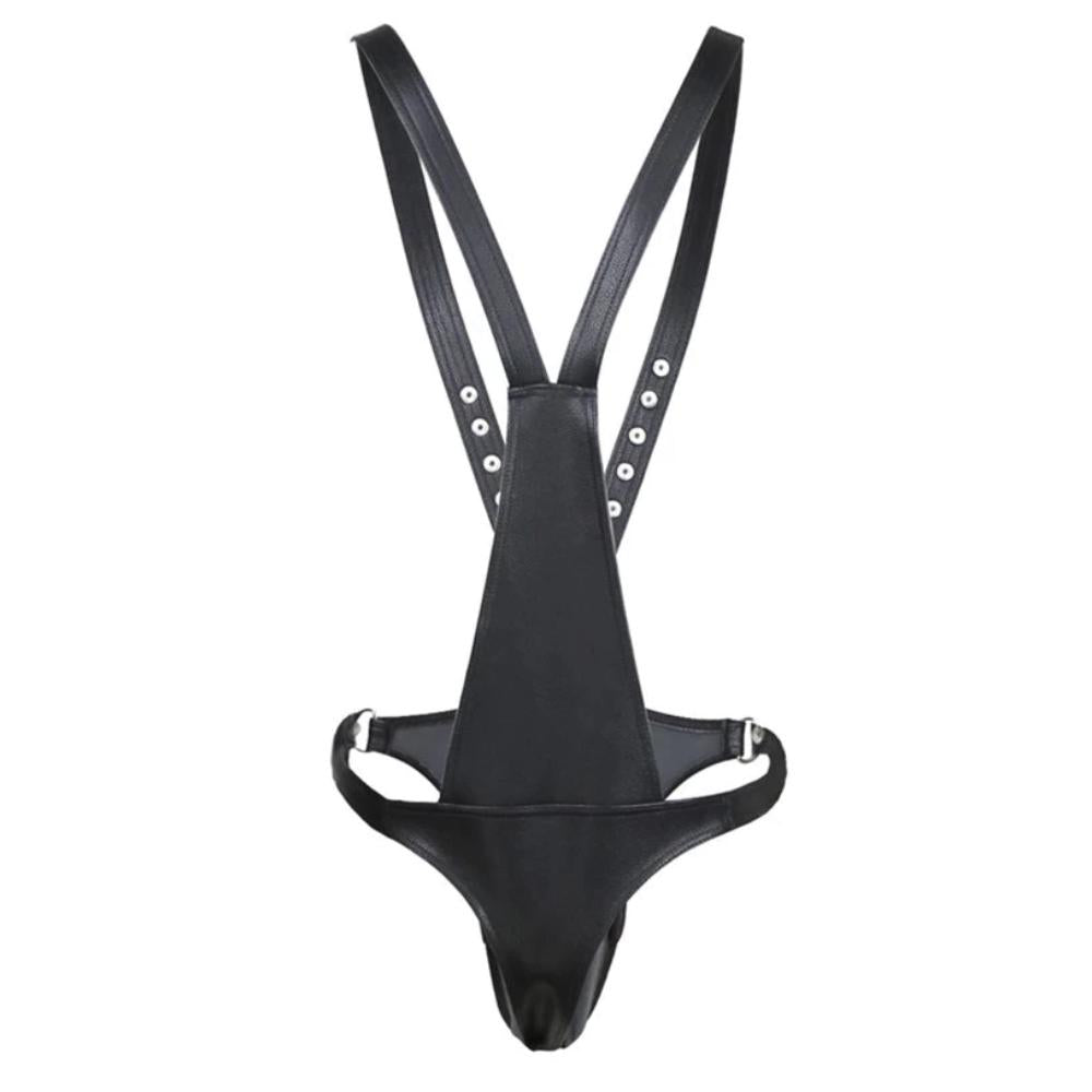 Leather Stud Chastity Belt