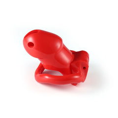Unlock intrigue and control with our resin cage! Featuring inward-facing points for comfort, it curbs every vice while allowing natural relief. Includes four cock rings for a perfect fit and discreet shipping right to your door.