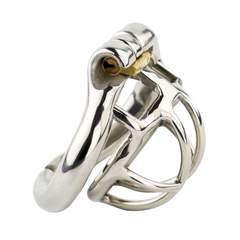 Experience ultimate submission with this stainless steel LockTheCock kit, designed for the small male seeking to redefine masculine boundaries. Perfect for the macho beta in group dynamics, it's a statement of control and liberation.