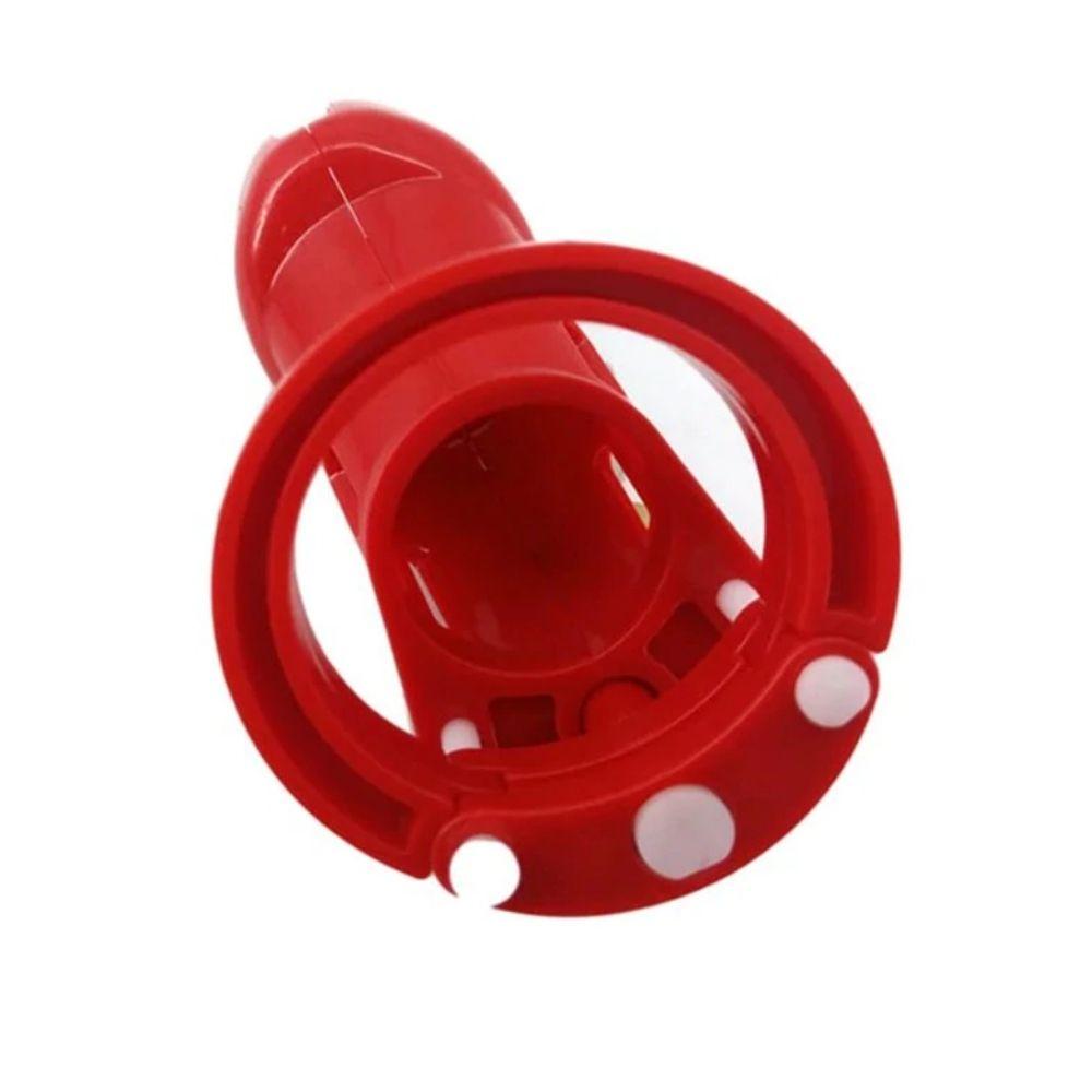 Little Red Silicone Cock Cage Restraint