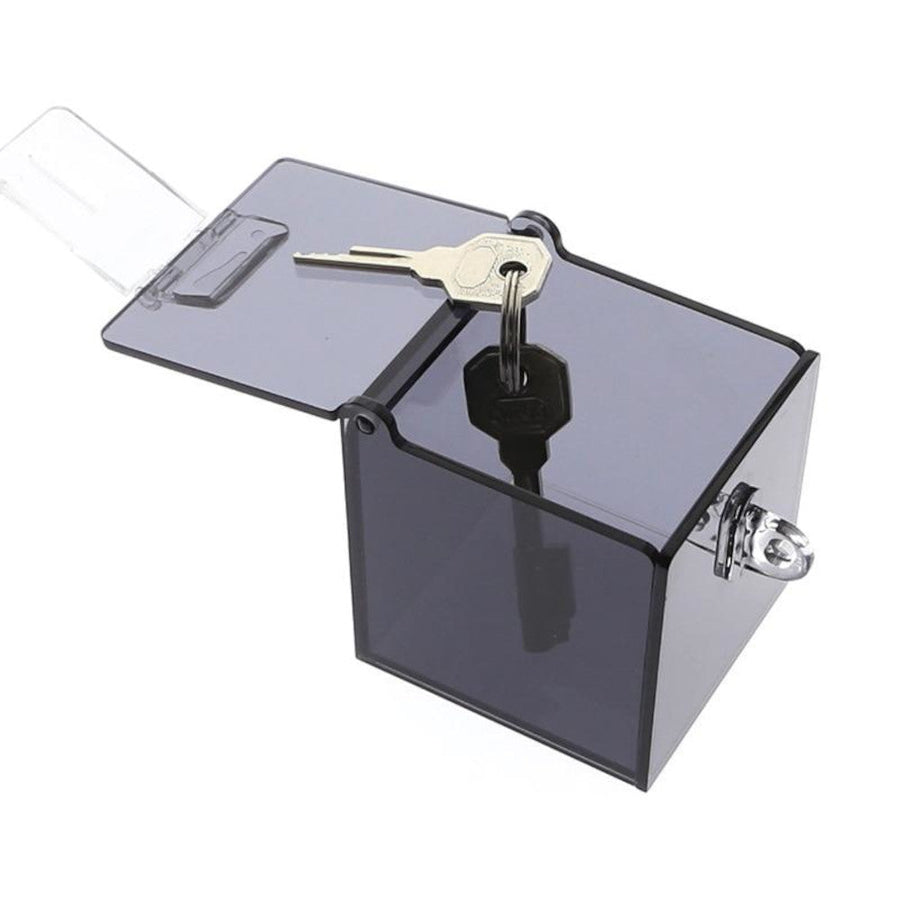 See Through Black Chastity Key Safe Box